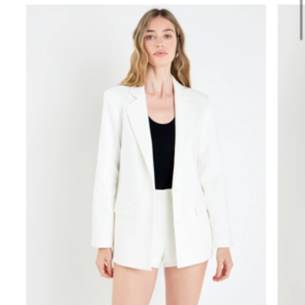NWT Endless Rose White Blazer